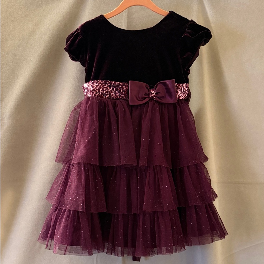 Jona Michelle Purple Formal Kids Dress